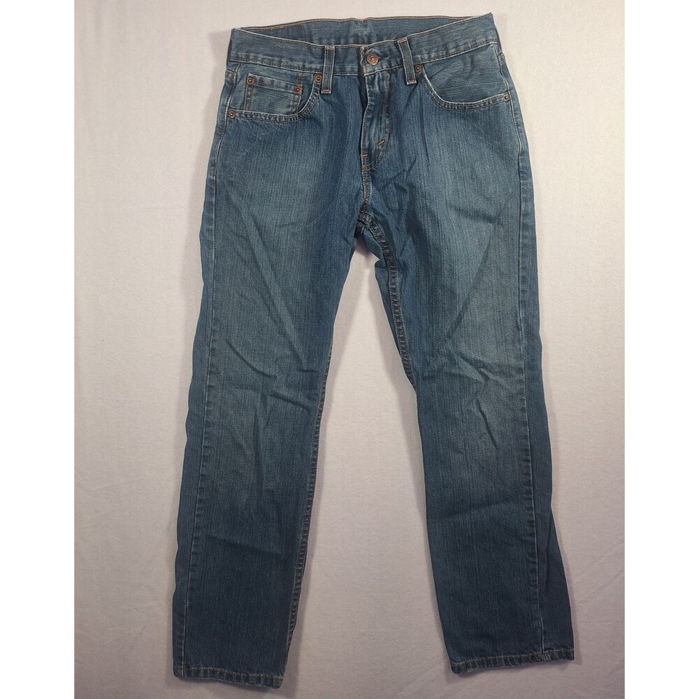 Levi's 559 Mens Blue Medium Wash Straight Leg Relaxed Fit Jeans Size 29x30